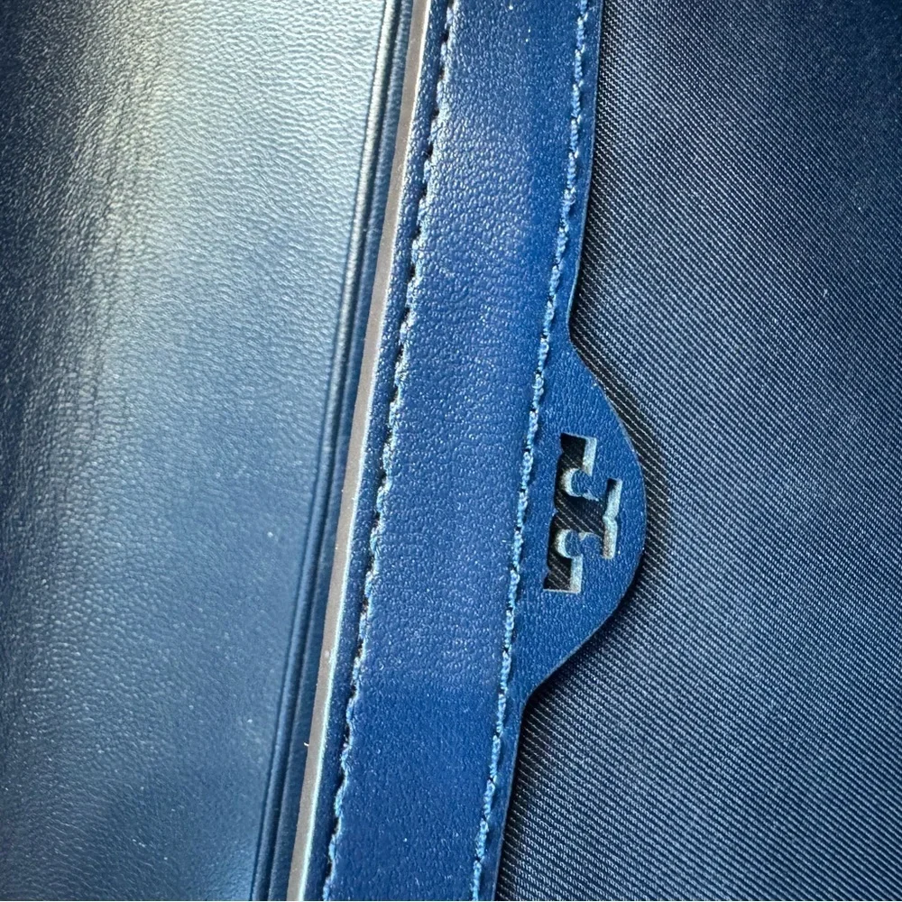 Tory Burch Baby Pink Leather Clutch Bag Wallet Crossbody